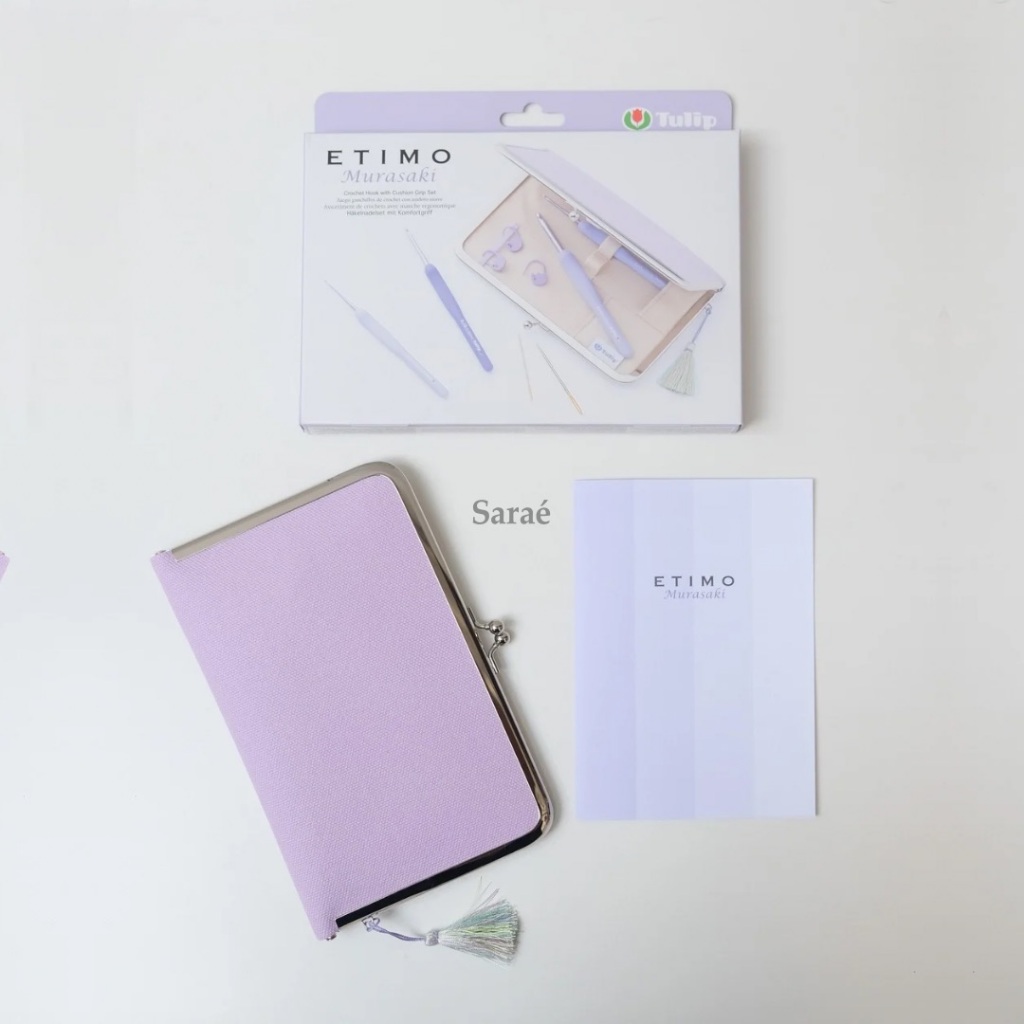 TULIP ETIMO MURASAKI CROCHET HOOK SET - HAKPEN/JARUM RAJUT
