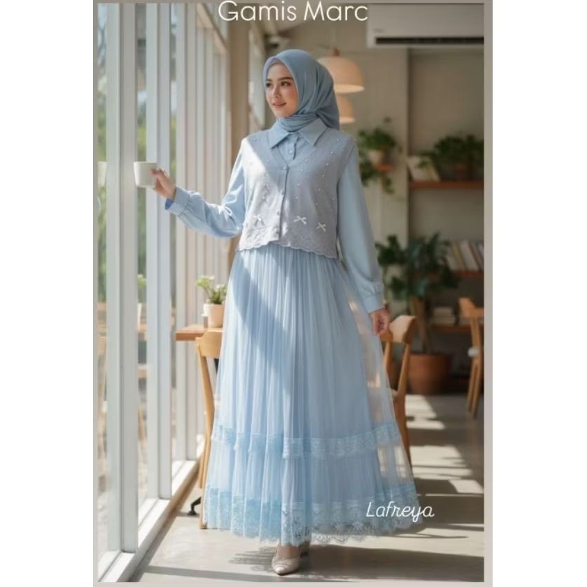 Dress gamis set marc lafreya
