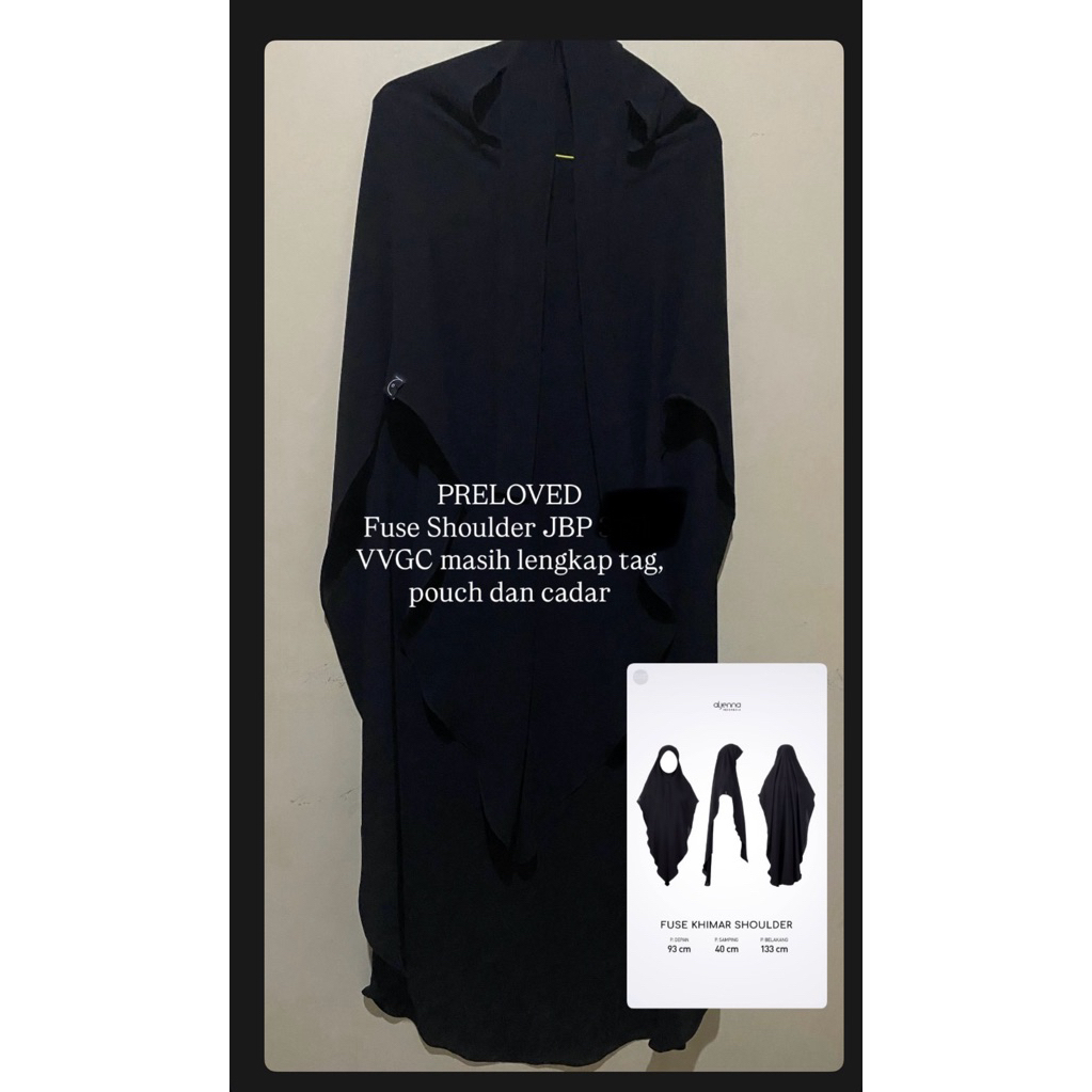 Preloved Khimar Abaya Dress Aljenna