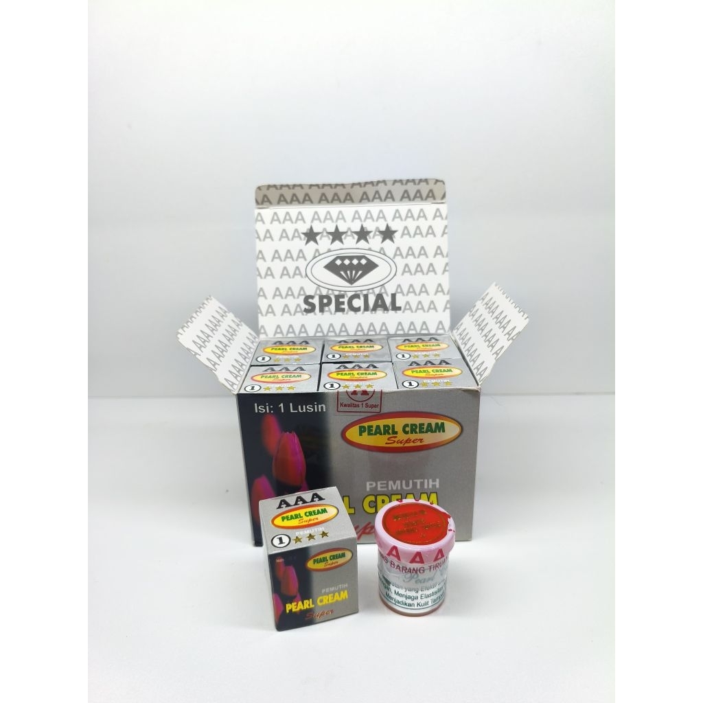 PEARL CREAM SUPER AAA LUSINAN 12pcs