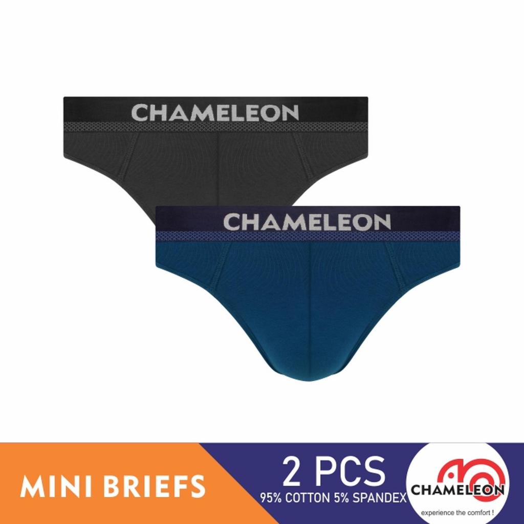 PROMO SPESIAL PRICE SIZE M BRIEF chameleon underwear by byford 2pcs/pack