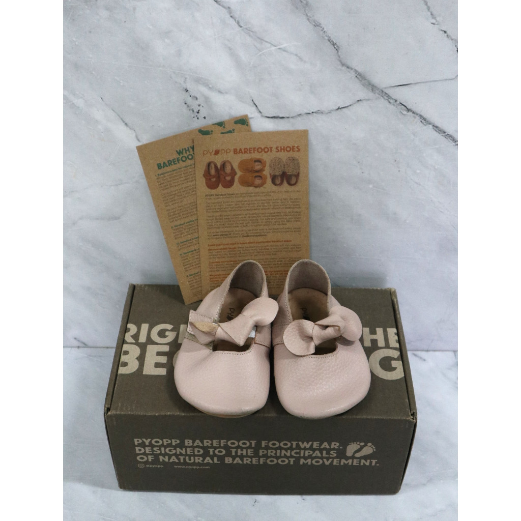 PRELOVED Sepatu Anak PYOPP - Baby Mary Jane - Soft Nude size 3 =13 cm