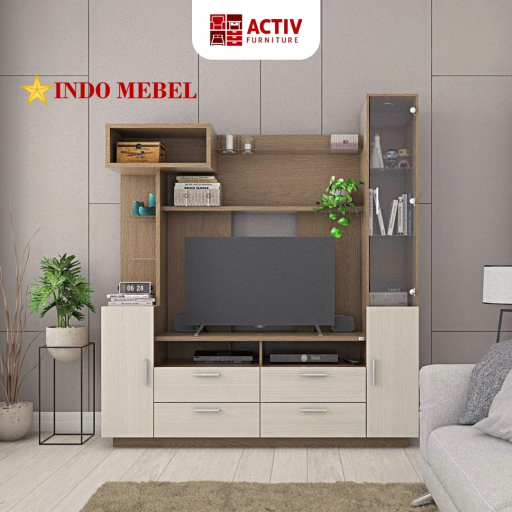 BUFFET TV / MEJA TV ACTIV NEXA WU 182 READY MAKASSAR PROMO