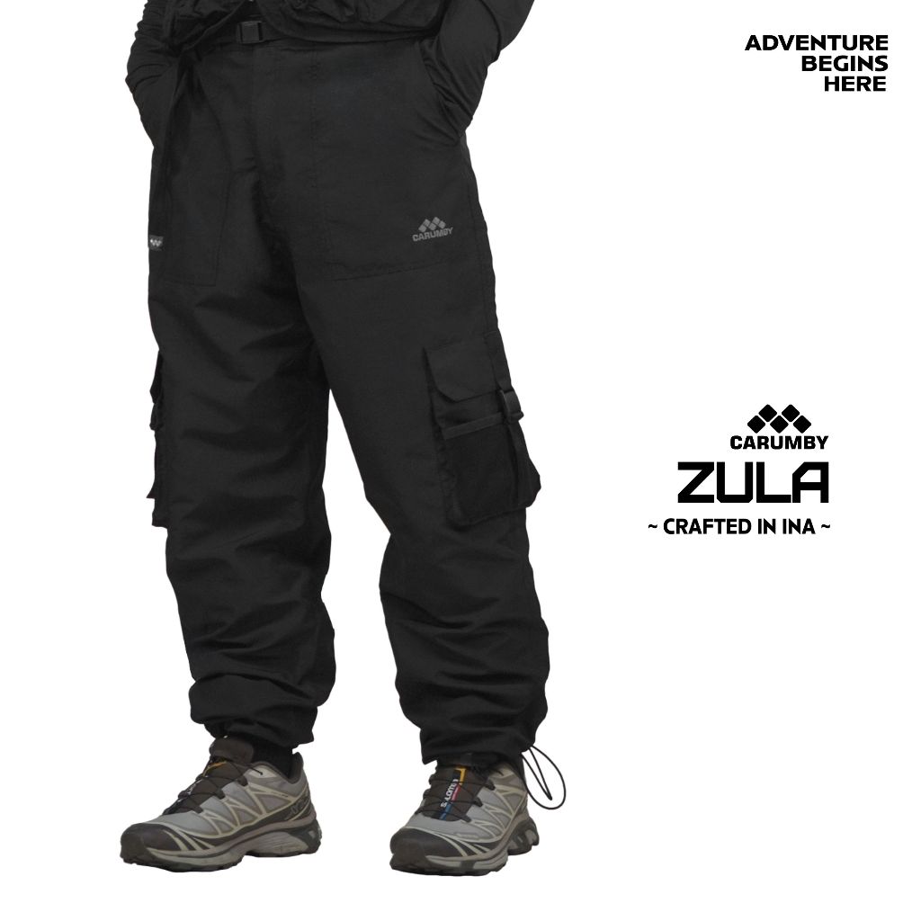 Celana Panjang Trackpant Gunung Pria Wanita Cargo Carumby Zula