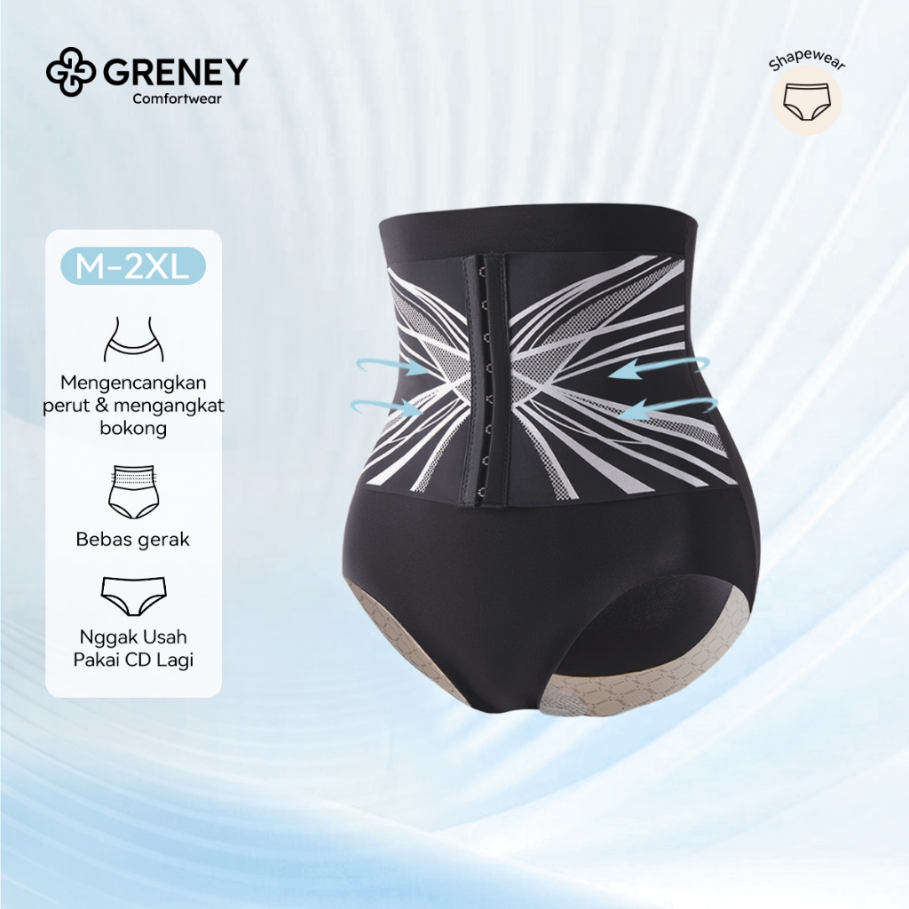 Greney-CD Korset Membentuk Perut Datar Mengangkat Bokong Desain membentuk pinggang Lapisan dalam ber