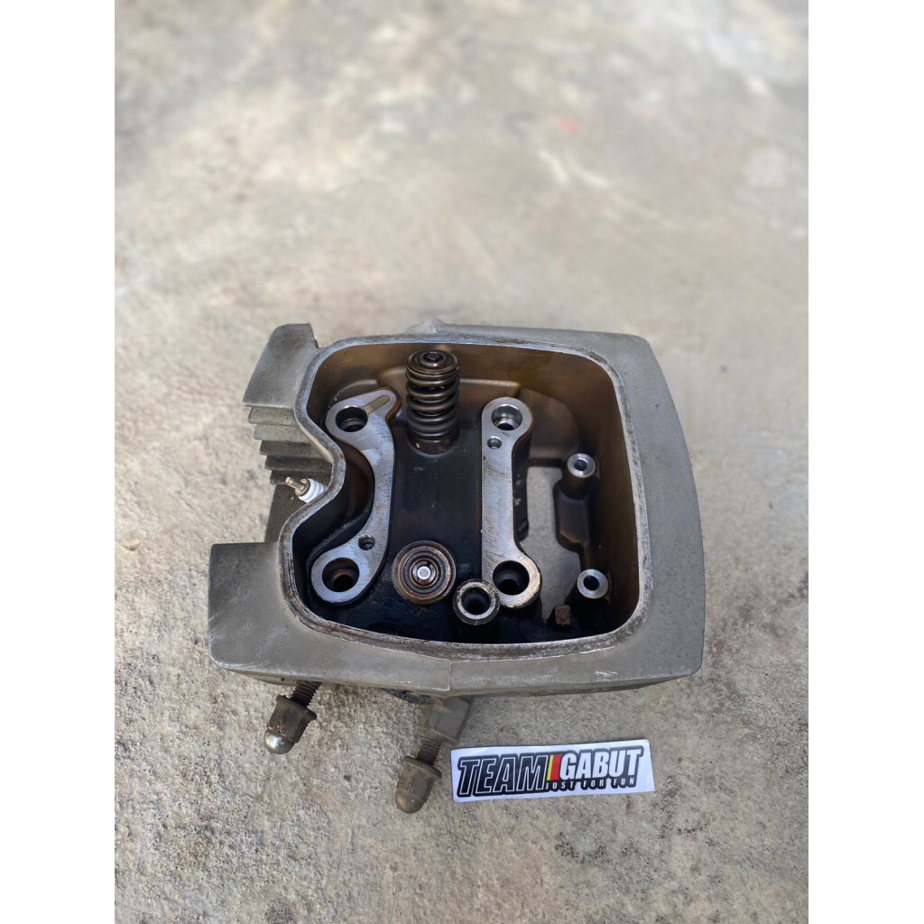 head kop megapro monosok karbu head kop pala busi honda megapro new original copotan motor