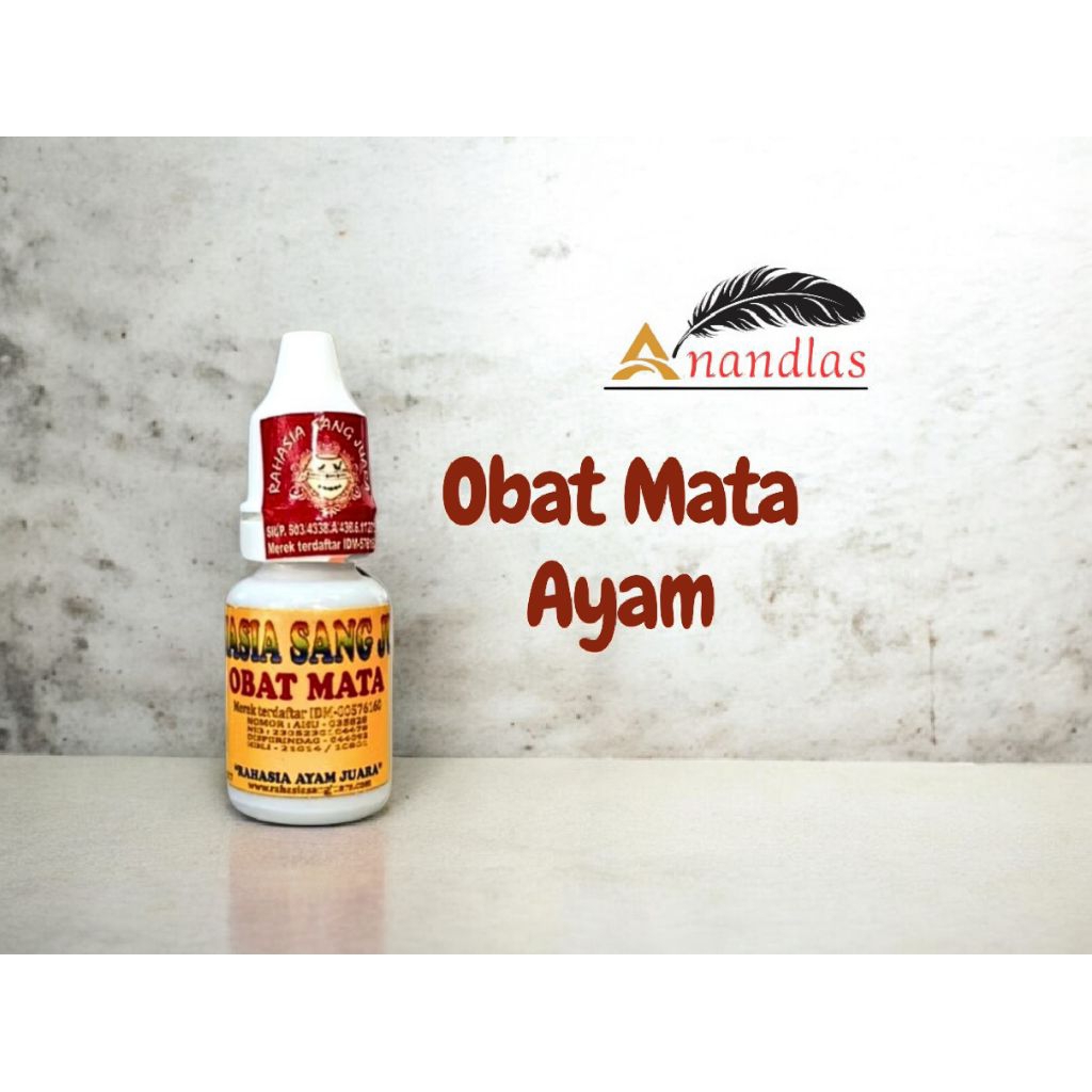 Obat Mata Ayam 15 ml Mengatasi Mata Ayam Berbusa Bengkak Kena Jalu dll