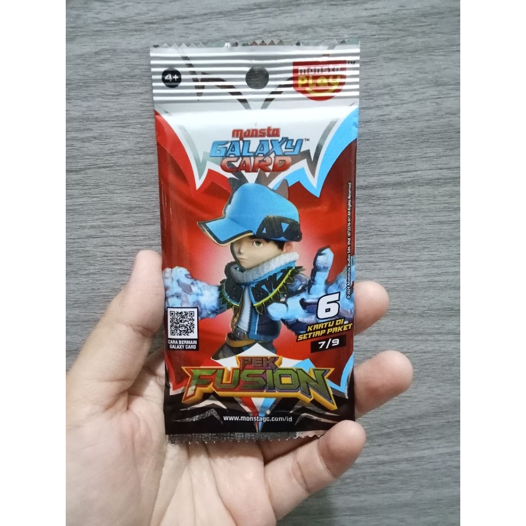 kartu Boboiboy Pek fusion 7/9