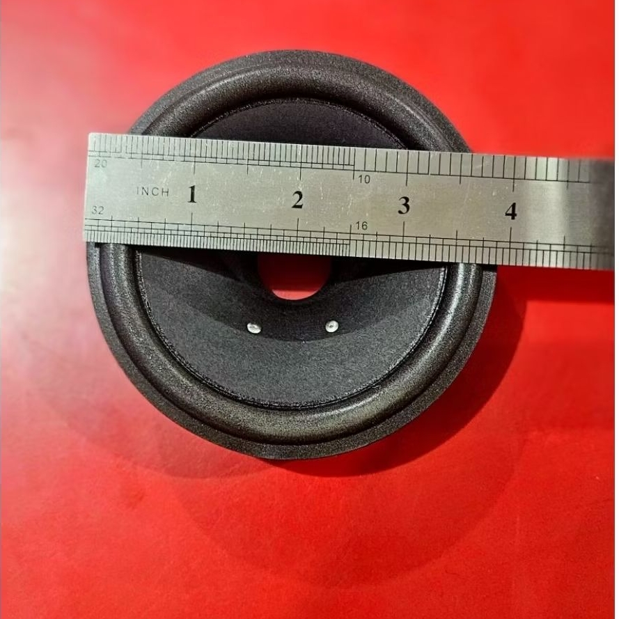 DOP / DAUN SPEAKER 4 INCH/ 10 CM HITAM ISI 4 PCS