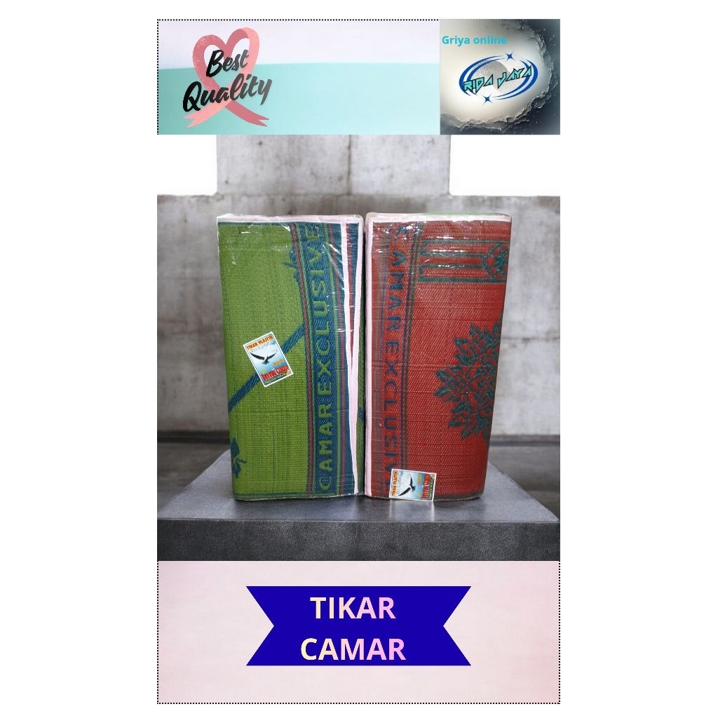 Tikar lipat plastik / Samak plastik / Kloso camar