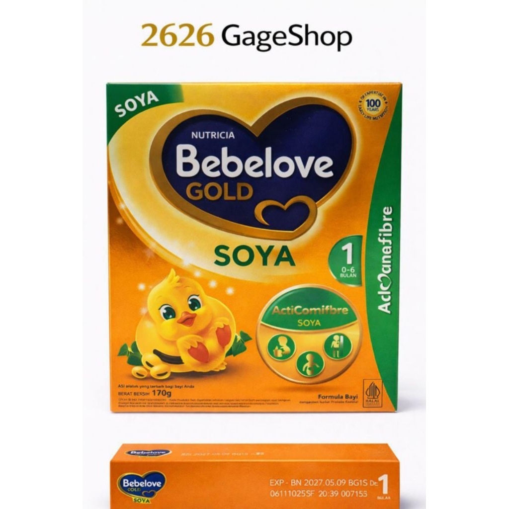 Bebelove Gold Soya 0-6Bulan 170gr
