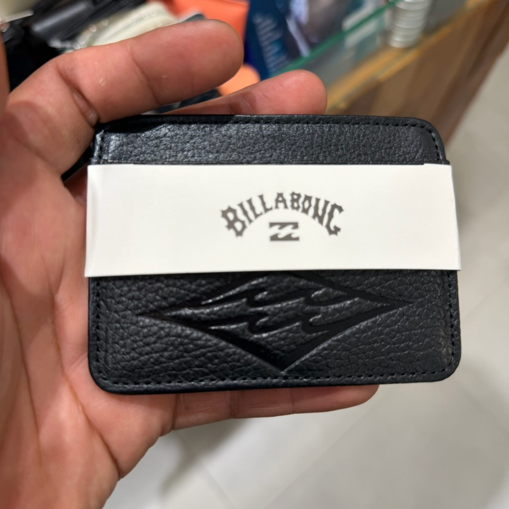 Dompet Pria Billabong Original Diamond Cardholder Black New