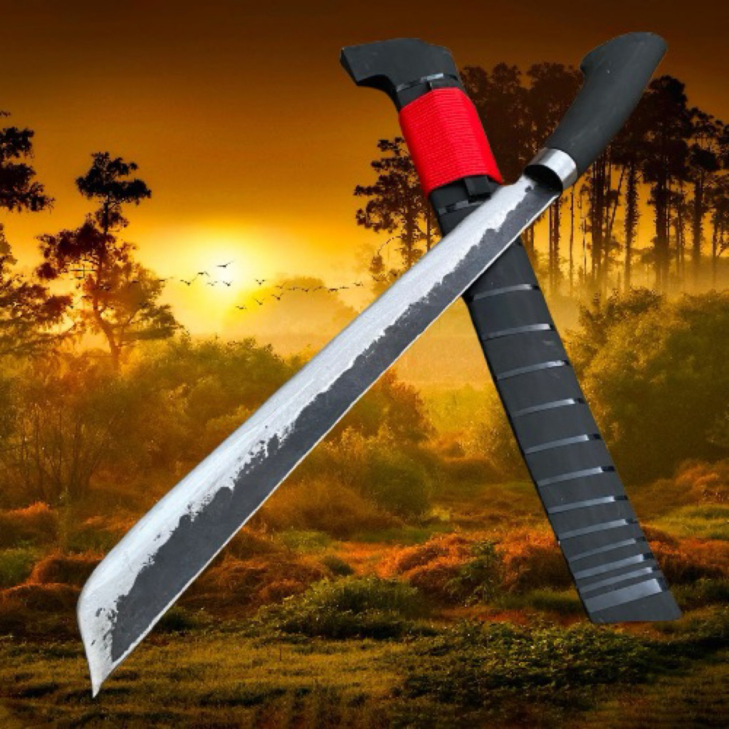 Golok Berkebun Serbaguna 40 cm Baja Per Tajam dan Kuat