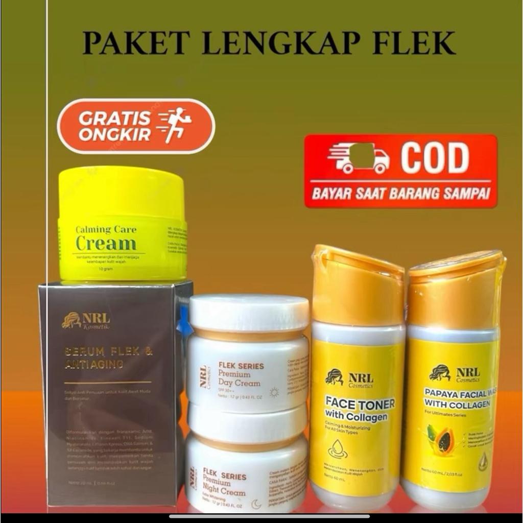 PAKET KENGKAP FLEK NRL KOSMETIK