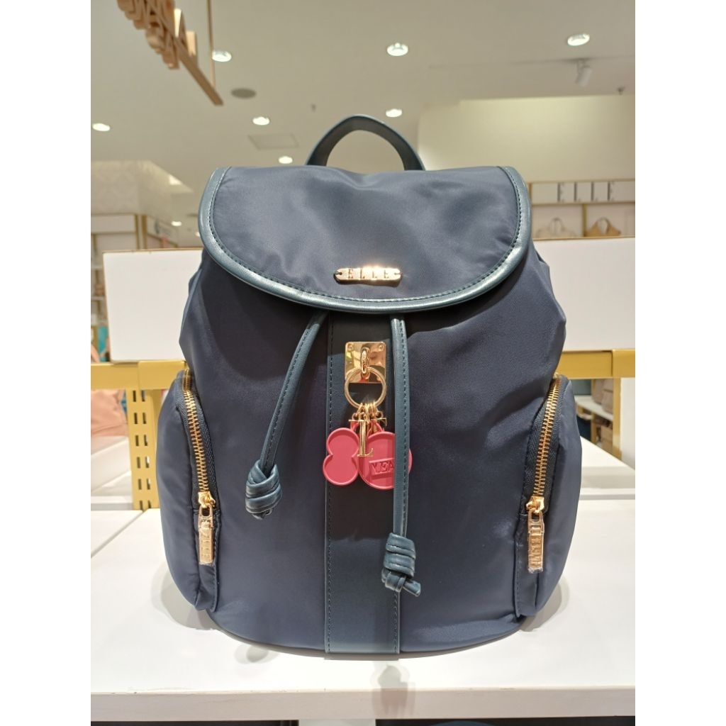 Tas Wanita Ransel Nilon ELLE 3376 Original Depstore Mall Ori Tas Backpack Punggung Parasut Wanita Fa