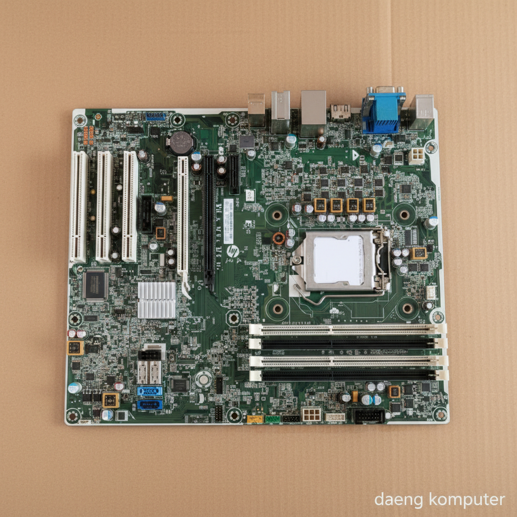 Motherboard HP Compaq Elite 8200 CMT Gen 3 | Socket 1155 Original | PC Built Up Siap Upgrade
