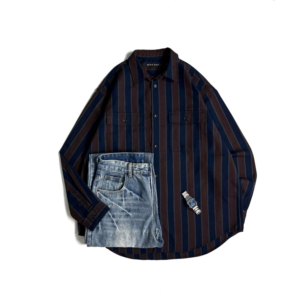 Niko And Flannel Shirt