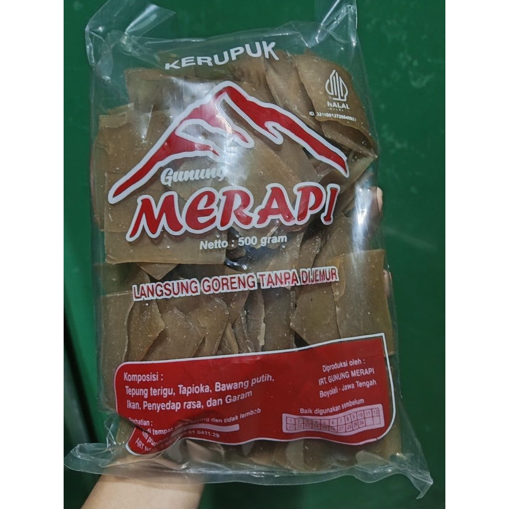 Kerupuk Rambak bawang boyolali