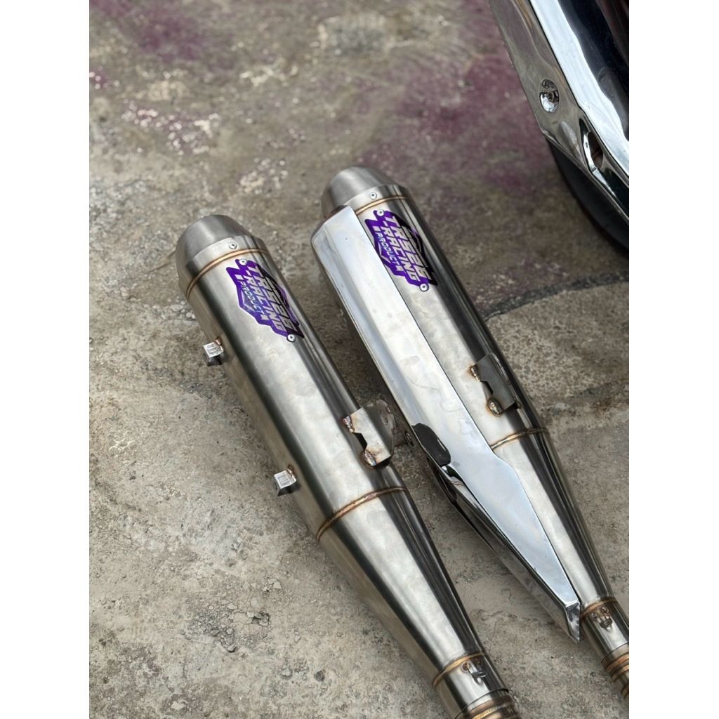 slenser copy Supra 125 fi original product RTS13 RACING EXHAUST