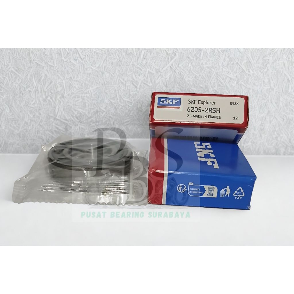 Ball Bearing 6205-2RSH SKF / Segel karet / Laher 6205-2RSH SKF
