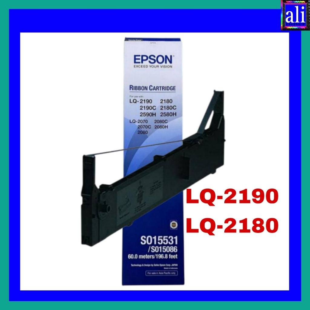 RIBBON EPSON LQ-590 LQ-2090 DFX-9000 PLQ-20 LQ-2190/LQ-2190 PITA & RUMAHNYA ORI