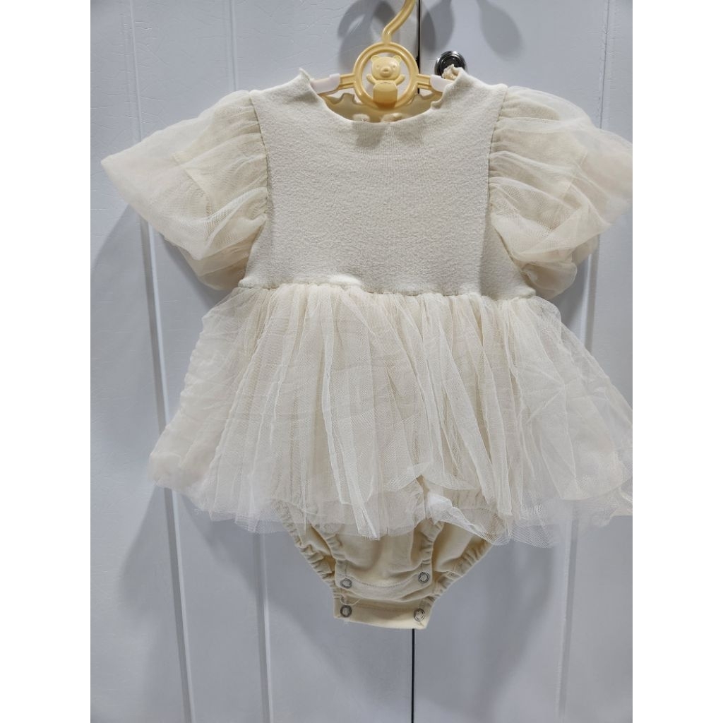 PRELOVED JP DRESS TILE LENGAN BALON 12 18 BULAN