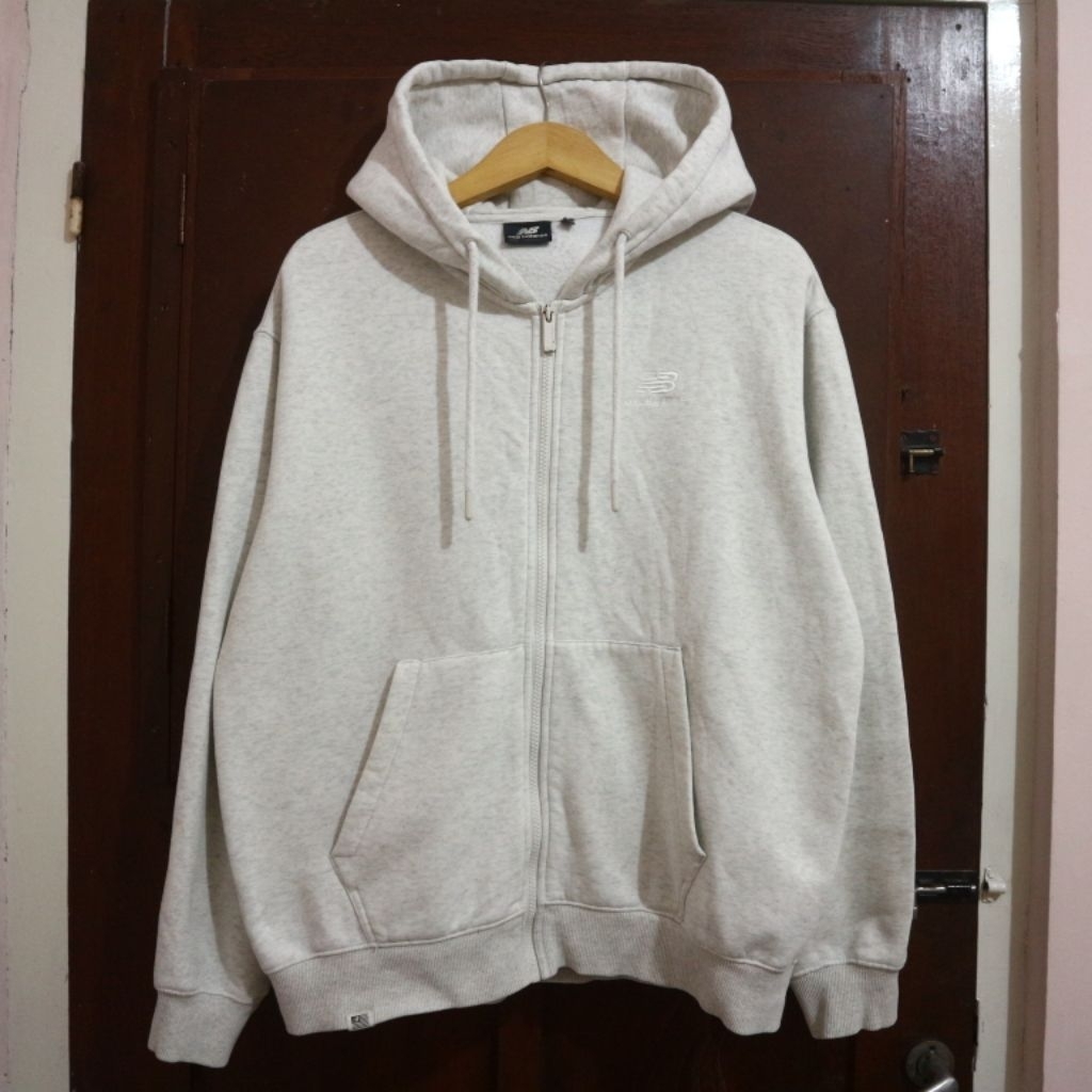 NB Small Logo Basic Zip Up Hoodie