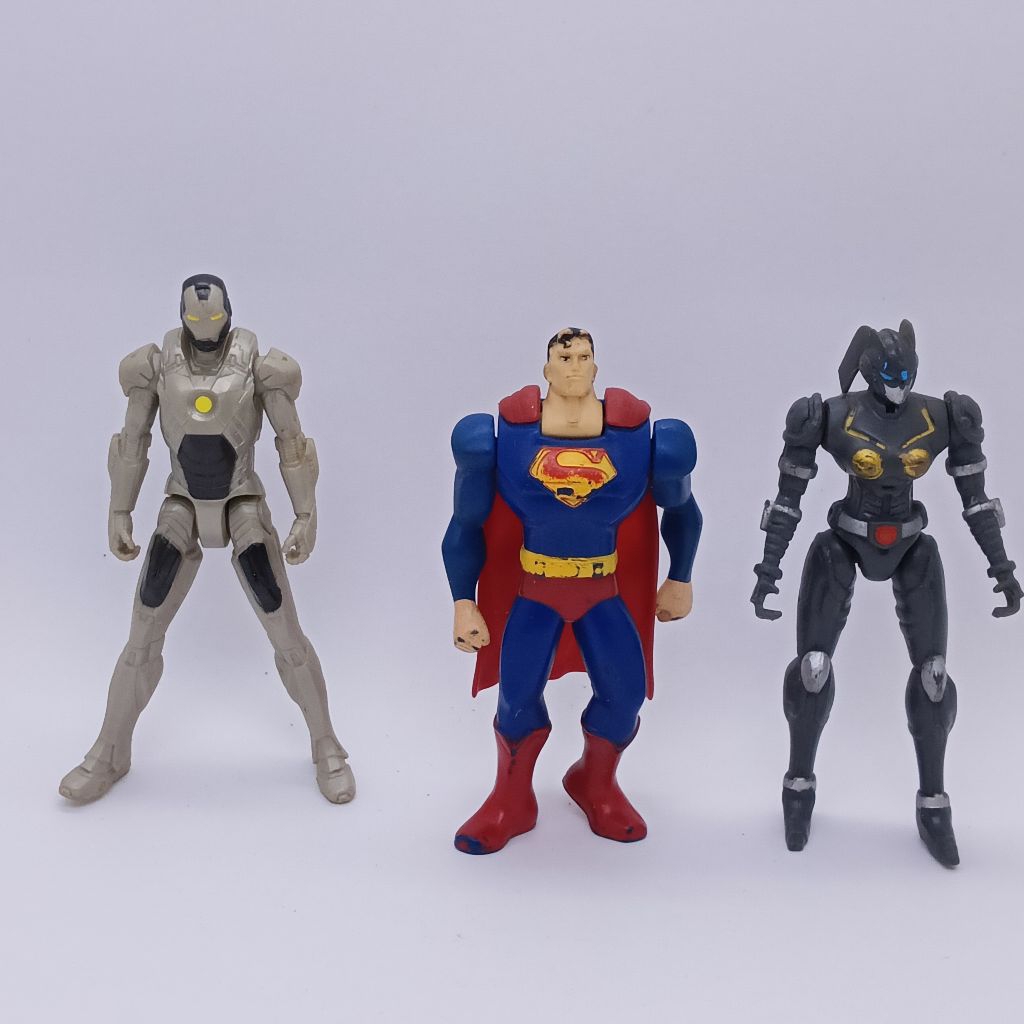 iron man superman ironman dragon force ranger rangers women hasbro dc marvel set mainan junk 1/18 3,
