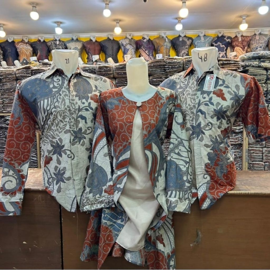 Brand Bandung TERMURAH  Batik Couple Baju Couple Kemeja Batik Couple