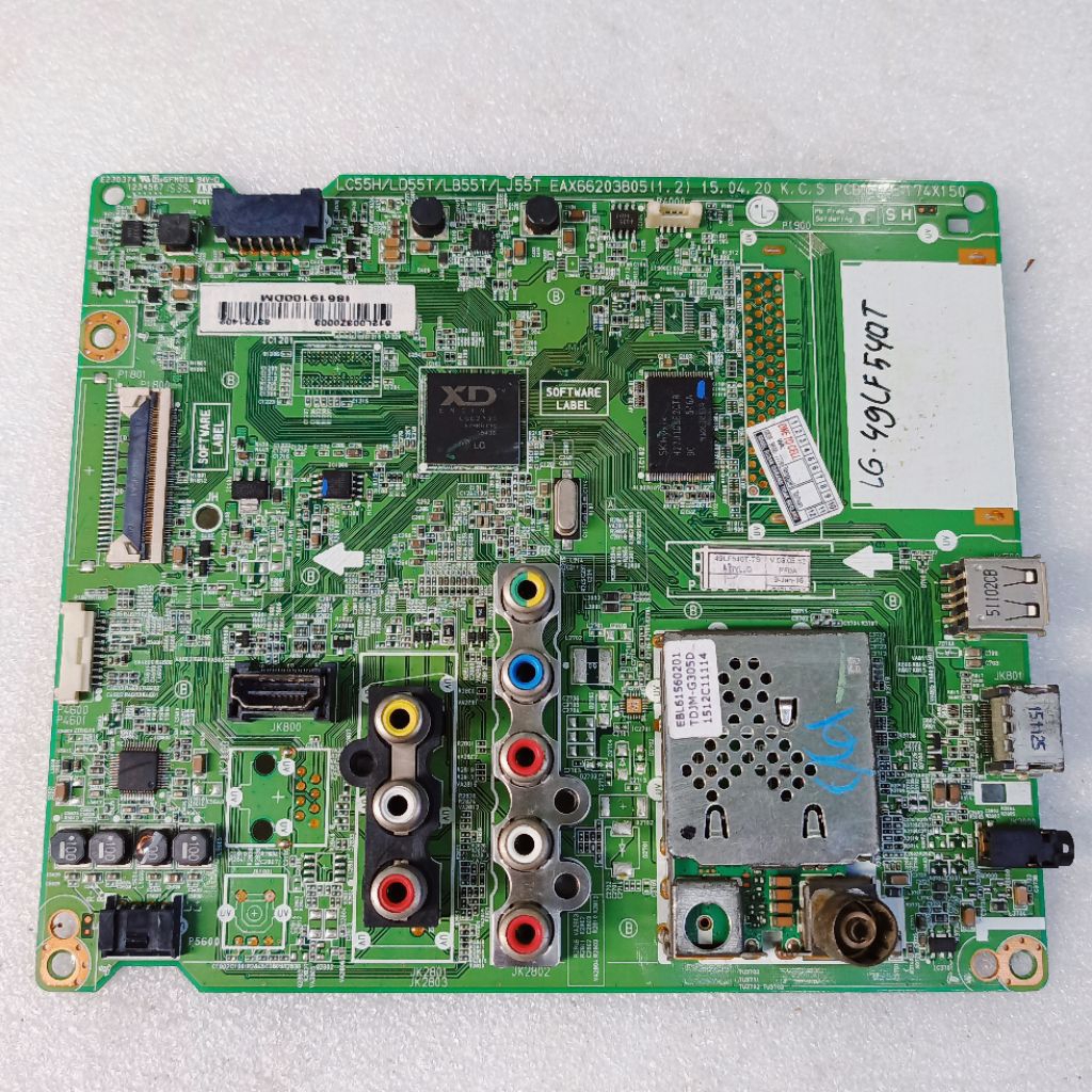 MB LG 49LF540T - MOTHERBOARD TV LG 49LF540T - MAINBOARD TV LG 49LF540T - MOBO TV LG 49LF540T - power