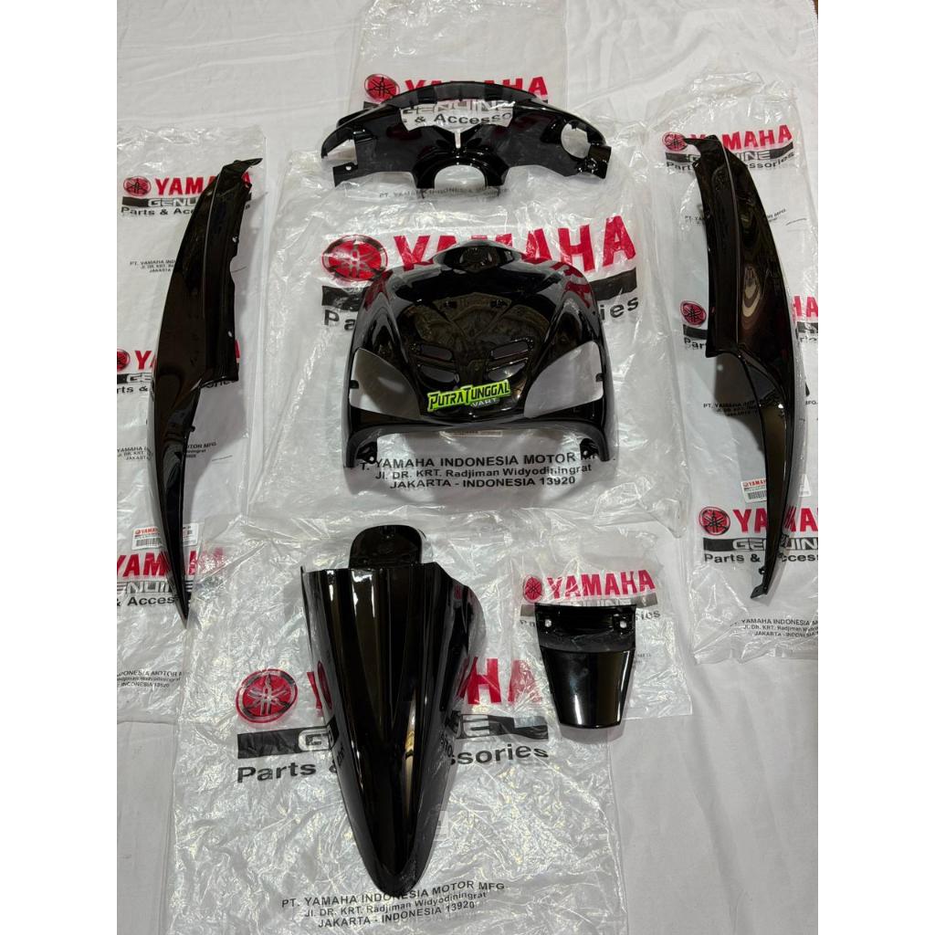 Bodi cover body kap set mio sporty hitam original yamaha 5tl
