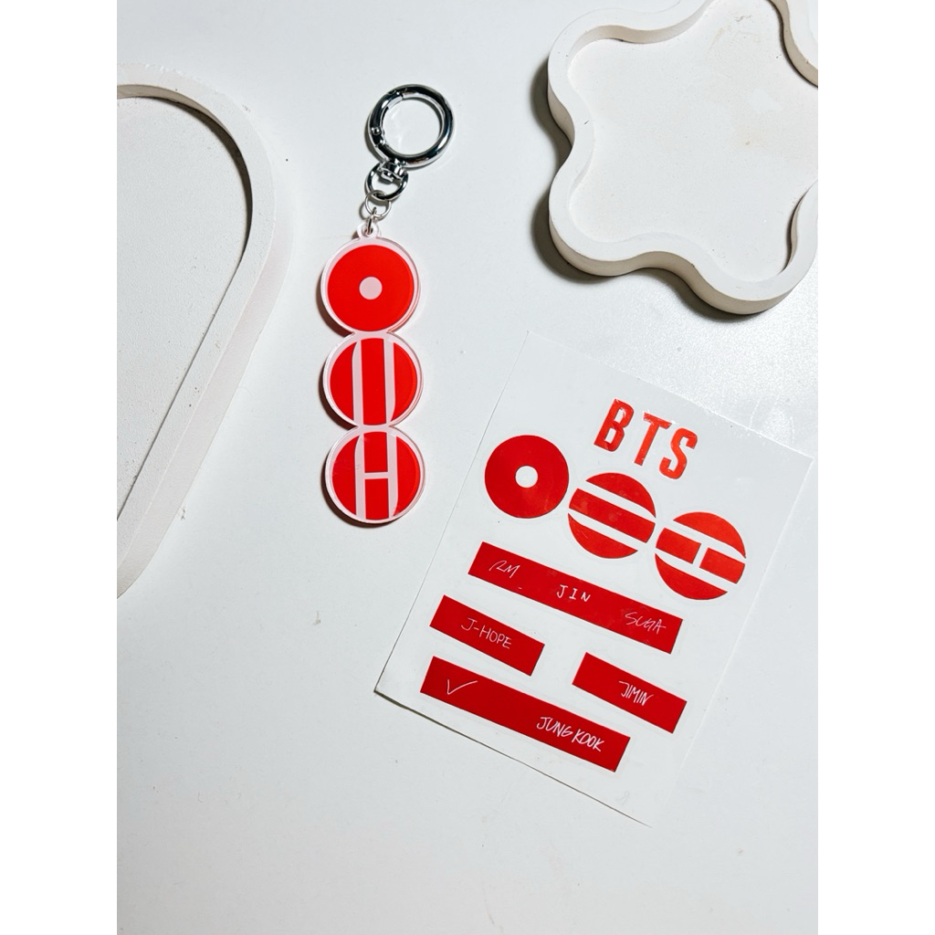 Asrade Official - (BTS ARIRANG EDITION) Keychain/ Gantungan Tas BTS / Charm Bag