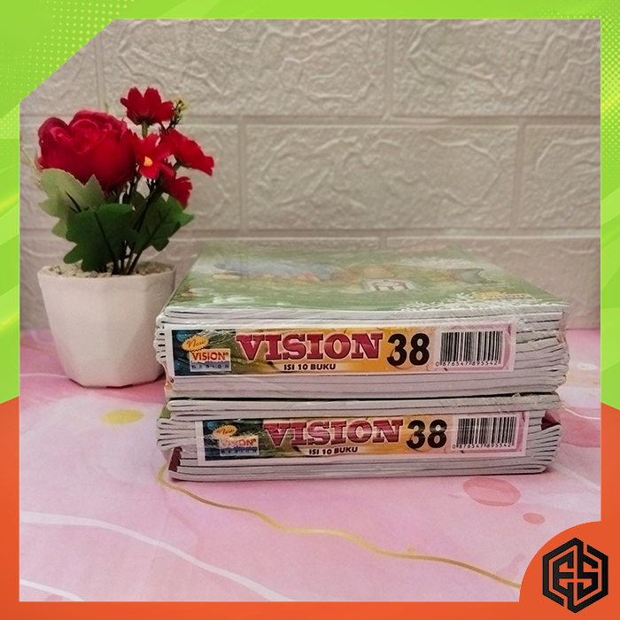 Buku Tulis VISION 38 Lembar Buku Sekolah Bergaris (1 pack)