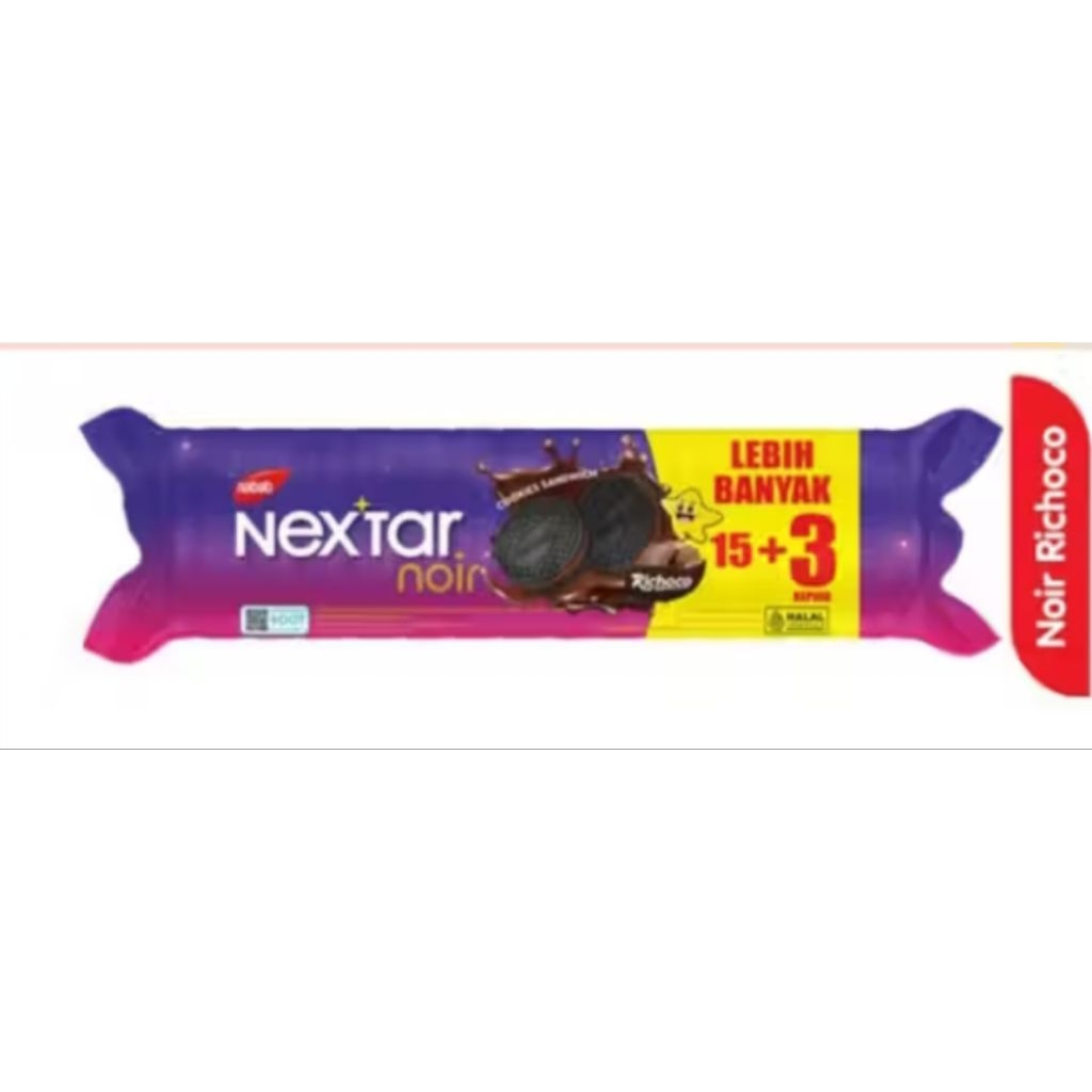 Nabati Nextar Noir Oreo Coklat dari nabati isi 15+3