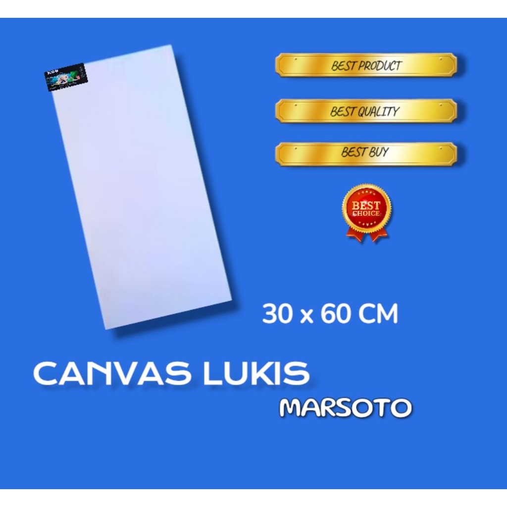 KANVAS LUKIS 30x60 CM/KANVAS 30x60/KANVAS MARSOTO TEBAL