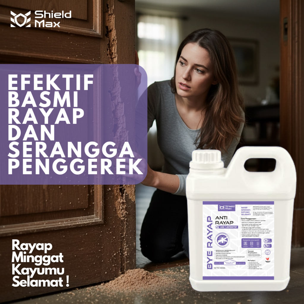 ShieldMax - Bye Rayap Spray - Pest Control Anti Rayap Ampuh - 1000ML - REFILL 1L