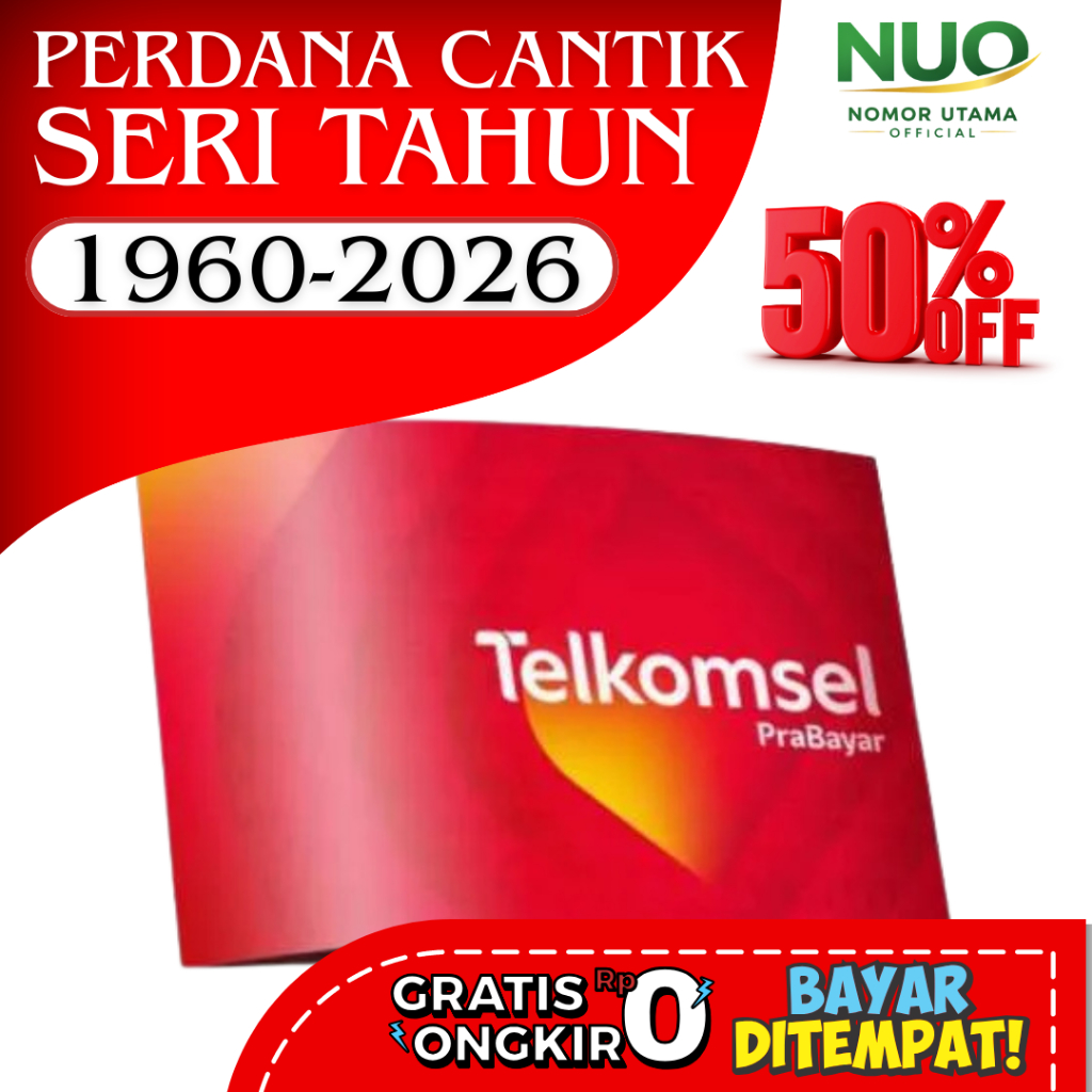 perdana cantik telkomsel seri tahun lahir