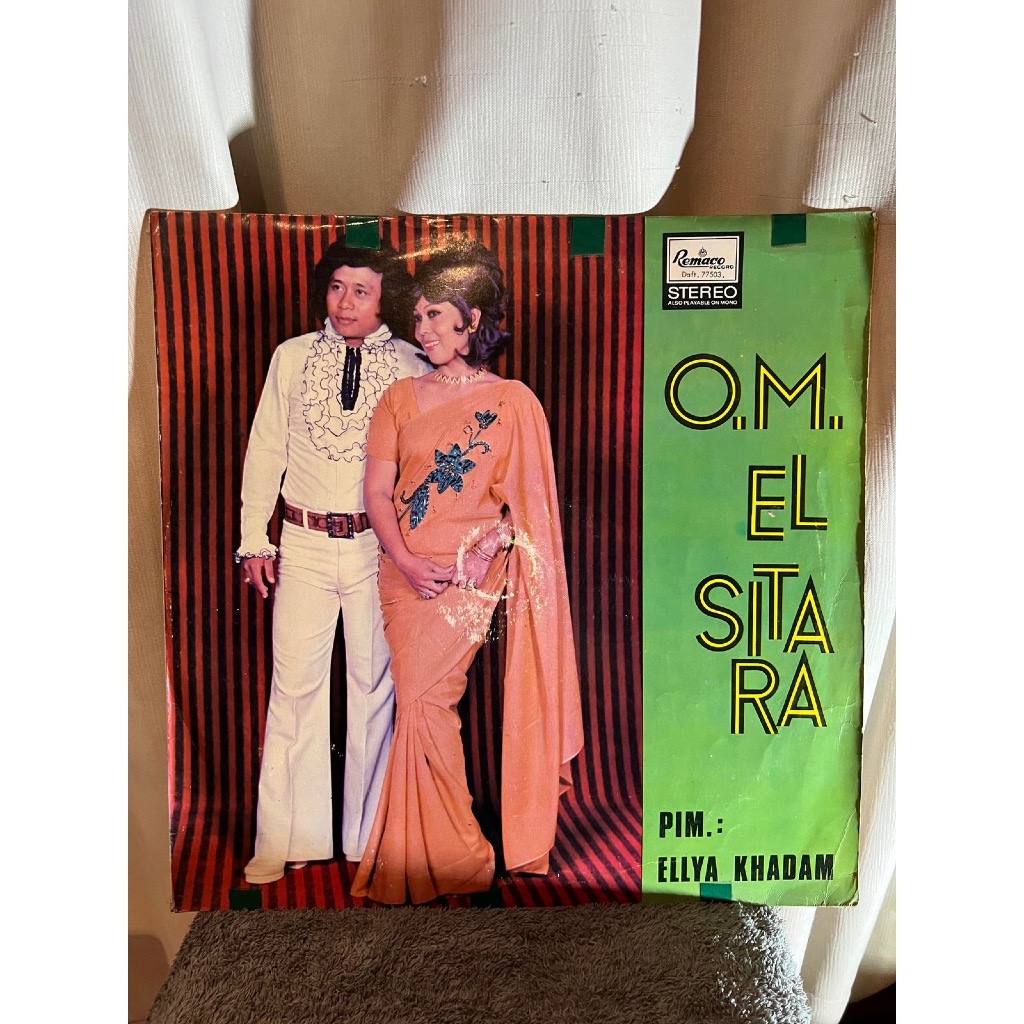 Vinyl Orkes Melayu El Sitara, Ellya Khadam / Piringan Hitam Orkes Melayu El Sitara, Ellya Khadam