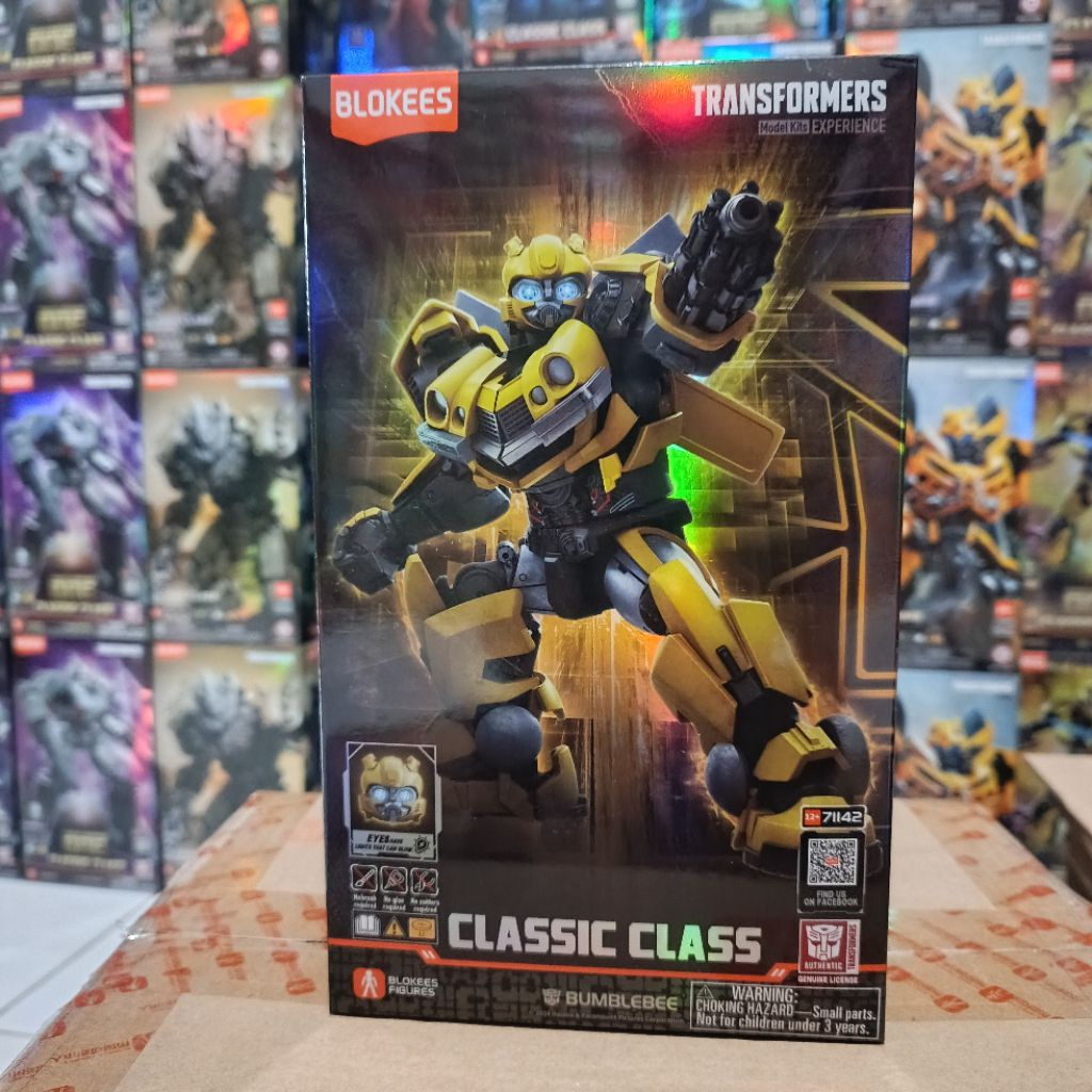 Blokees Figures Bumblebee Transformers Classic Class 02 Series 71142 Blokees Transformer CC 02 Bumbl