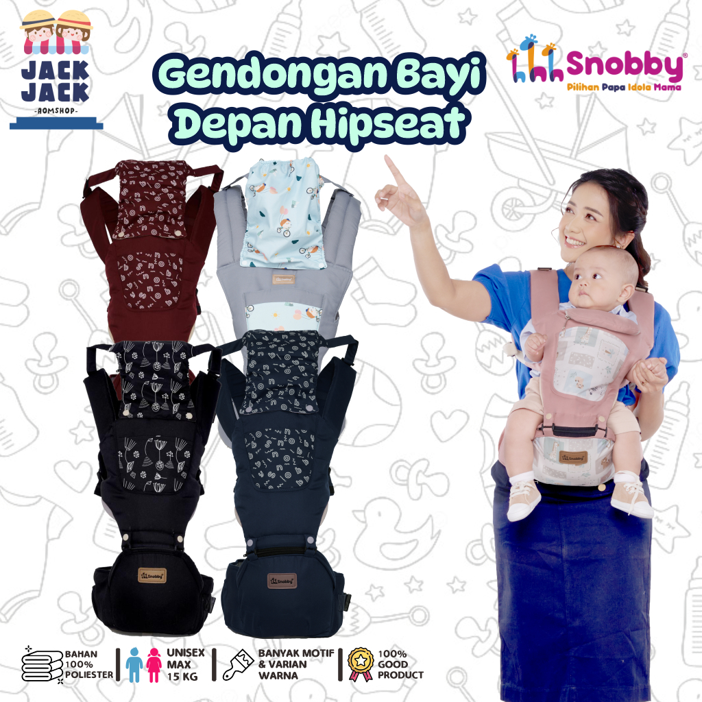 SNOBBY Gendongan Bayi Hipseat All Series | Snobby Gendongan Bayi Depan All Series