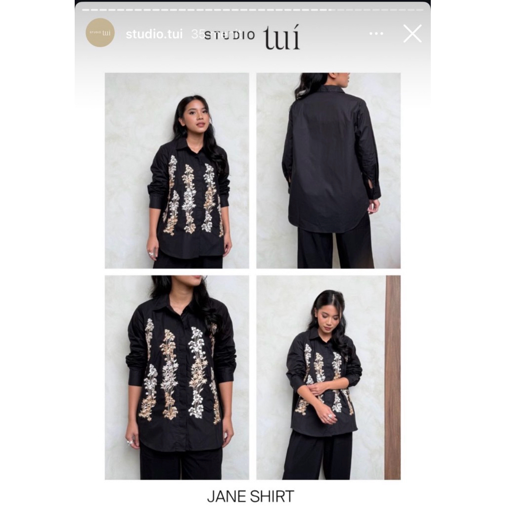 preloved kemeja studio tui