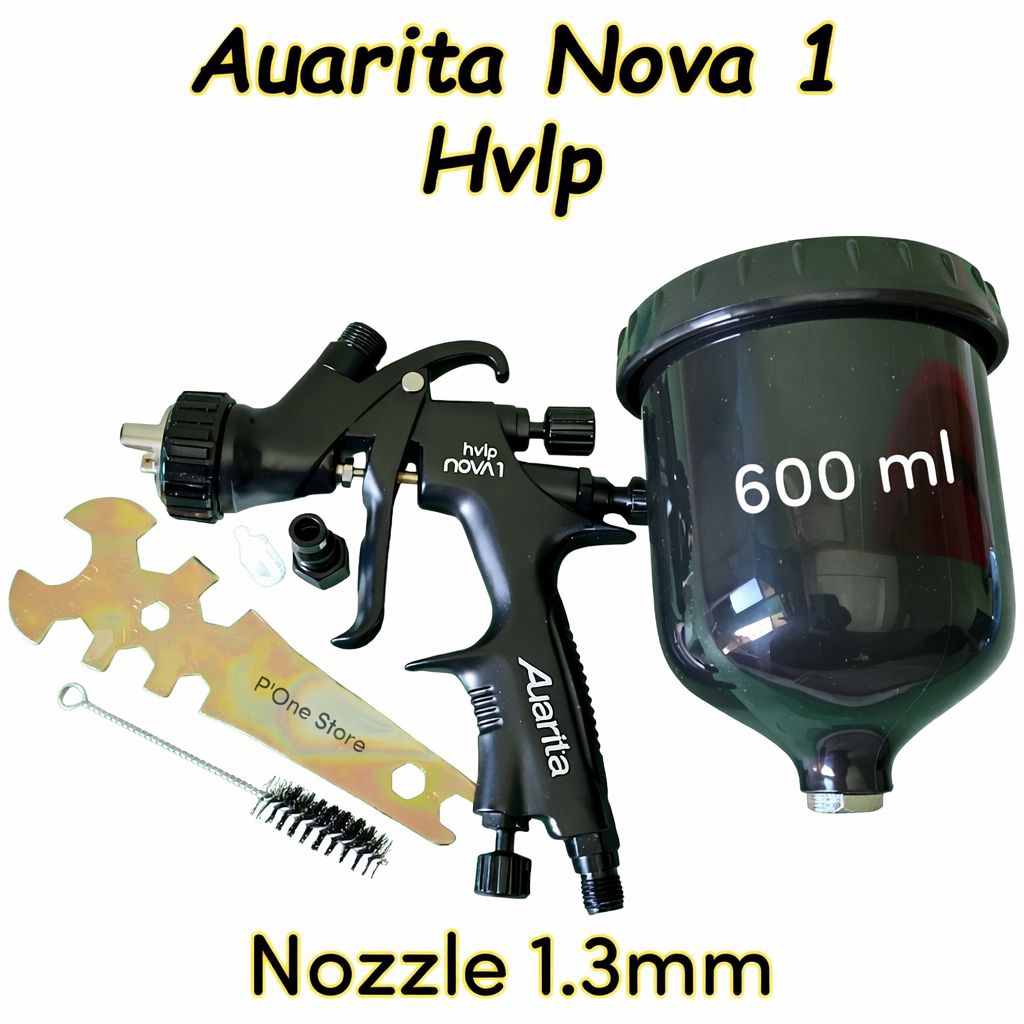 Spray Gun Auarita Nova 1 Hvlp Nozzle 1.3mm Cup 600ml