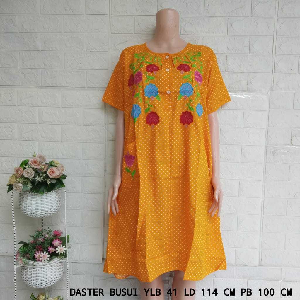 Daster Katun Bordir YUNYUN size L (YLB)