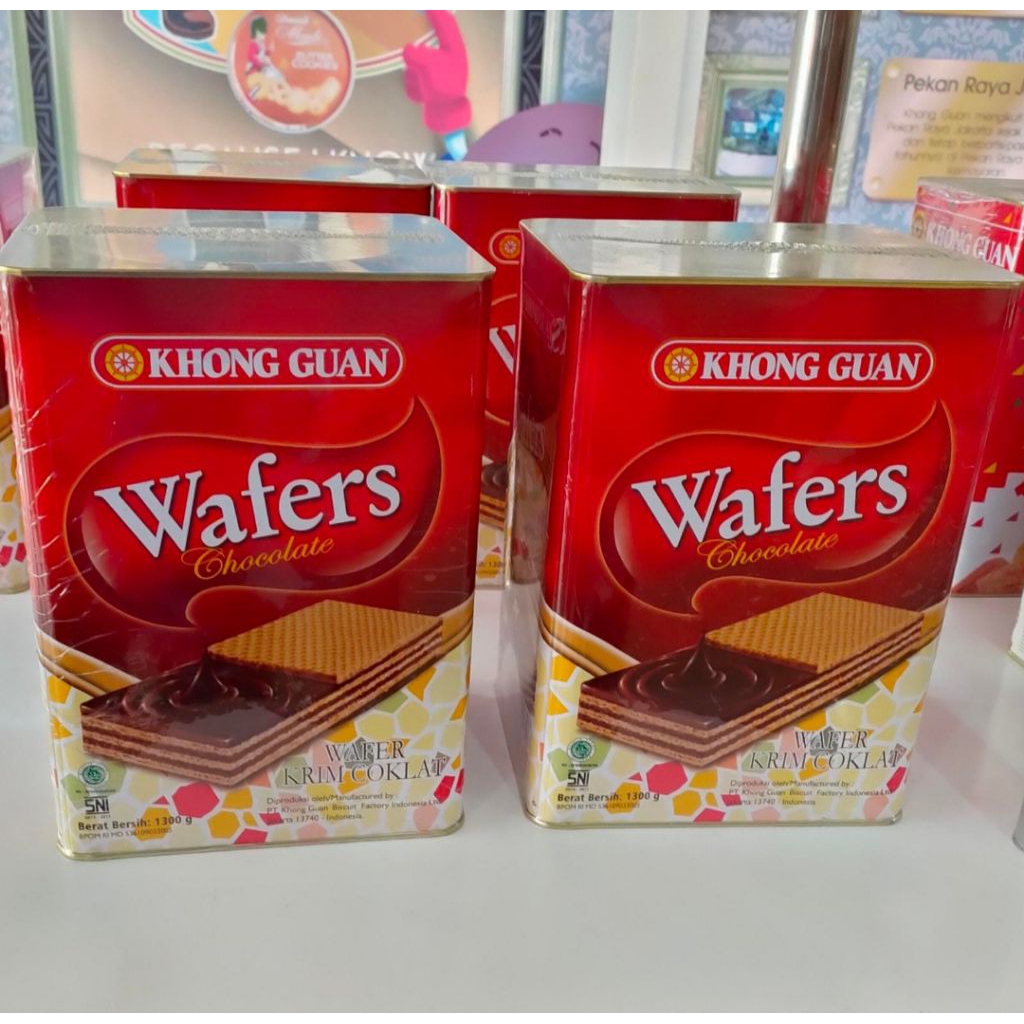 Kong Guan Wafer Kaleng kotak