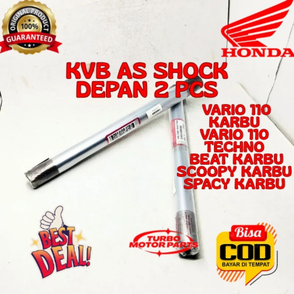AS SHOCK DEPAN 2 PCS ORIGINAL HONDA KODE KVB, AS SHOCK DEPAN VARIO 110, AS SHOCK DEPAN VARIO TECHNO,