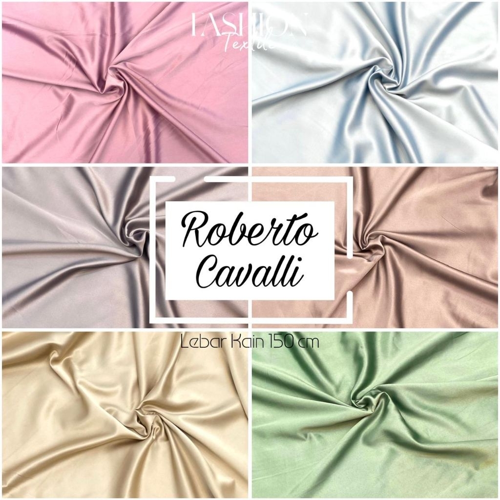 Kain Roberto Cavali untuk bahan kebaya dan briedmaids | Kain Furing Dress dan Furing Kebaya Lt1