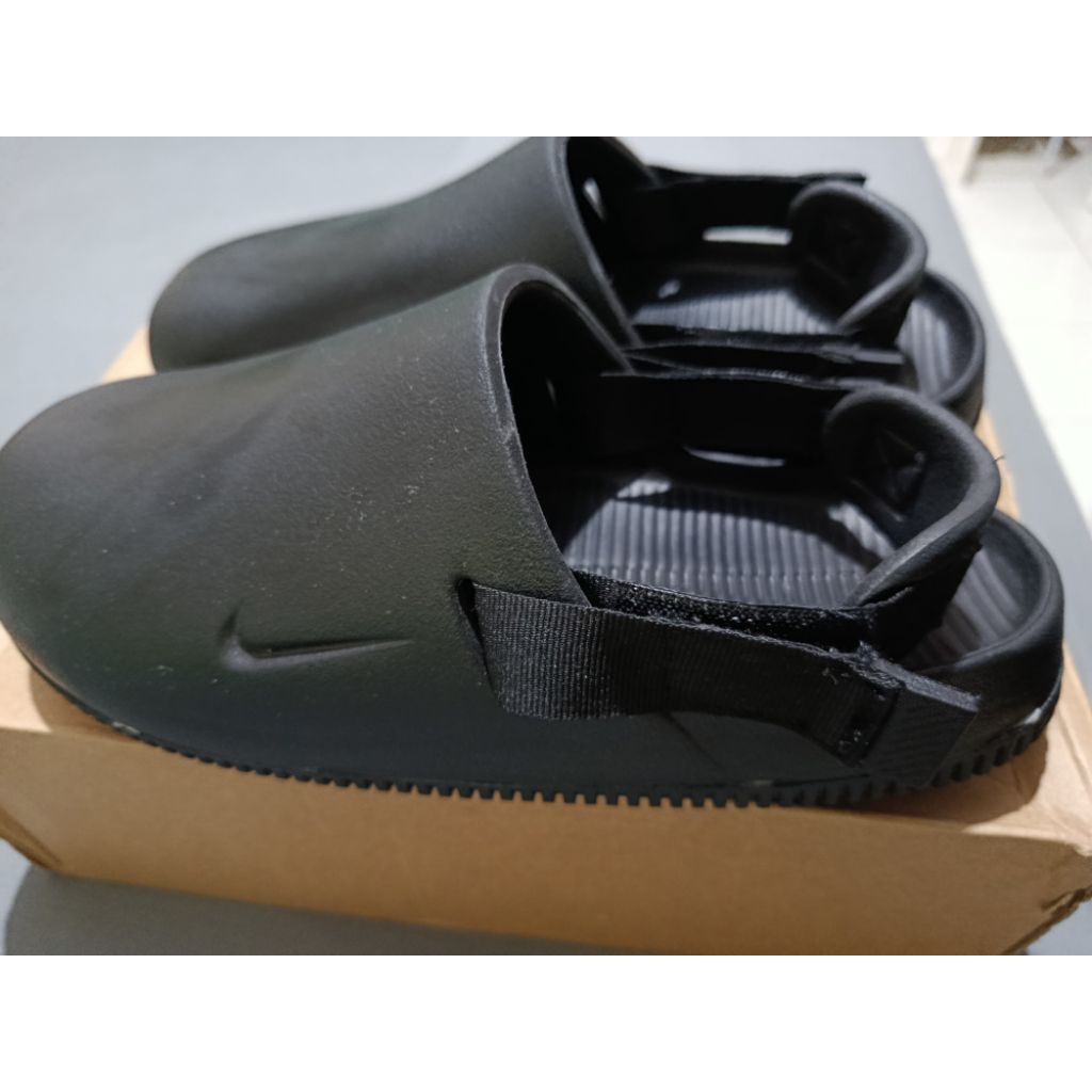 Preloved Sepatu Sandal Wanita Original Nike Calm's Mule Hitam