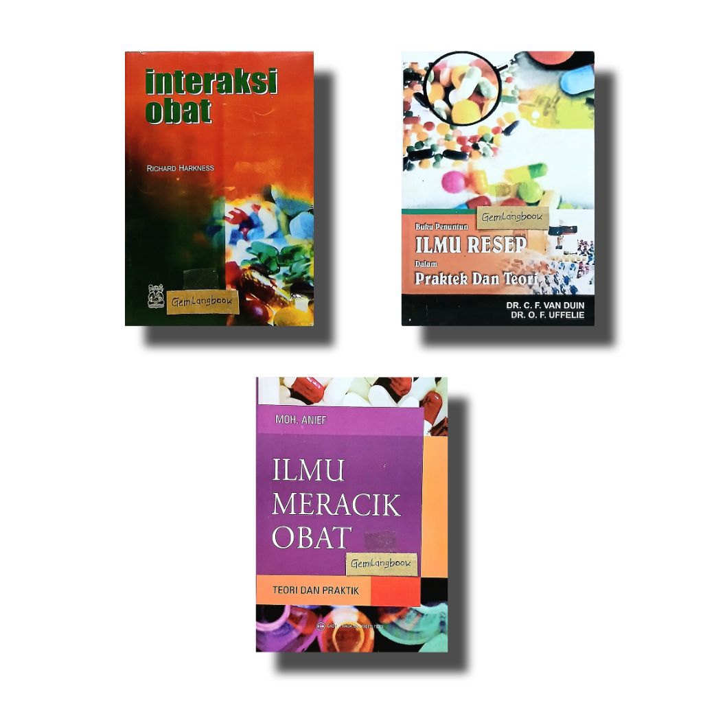 Paket 3 Farmasi ( Ilmu Meracik Obat IMO ), Interaksi Obat Richard Harknes, Ilmu Resep Van Duin