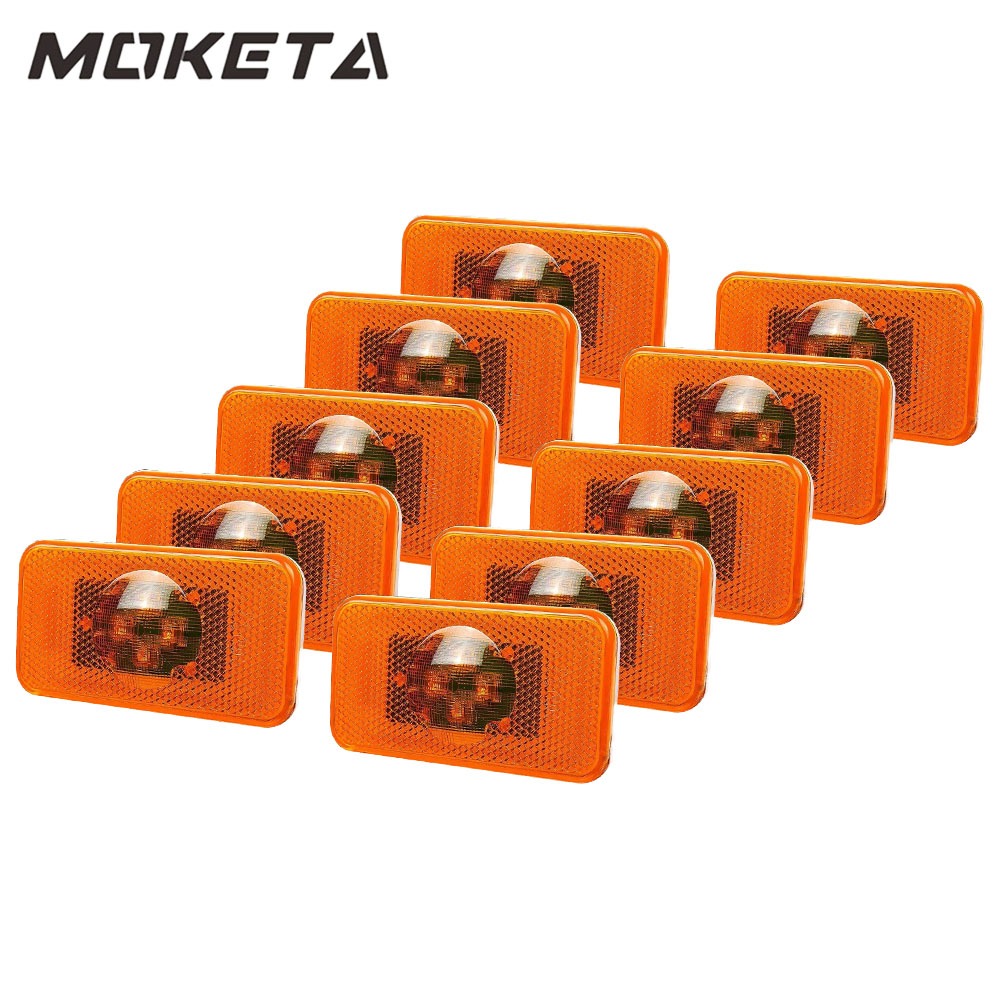 MOKETA Lampu Sein Samping Truk LED 24V Lampu Bak Truk Running 24 Volt Led Sein Mobil Lampu 24 volt L