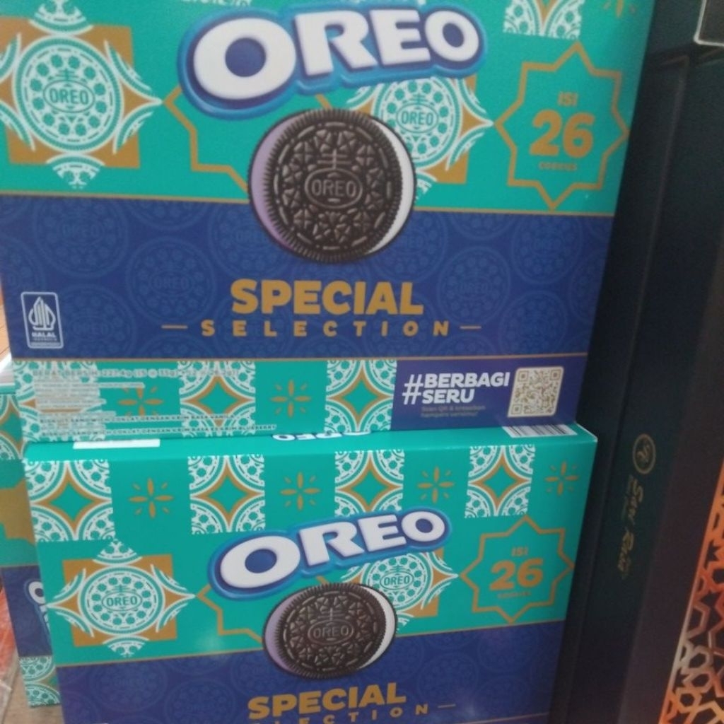 oreo special selection box 227 gr dus biru murah hemat